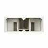 James Martin Vanities Brookfield 60in Double Vanity Cabinet, Bright White 147-V60D-BW